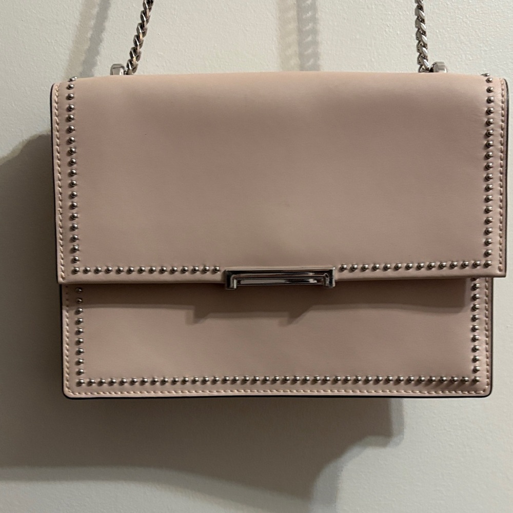 Ivanka Trump Pink Studded Shoulder Bag